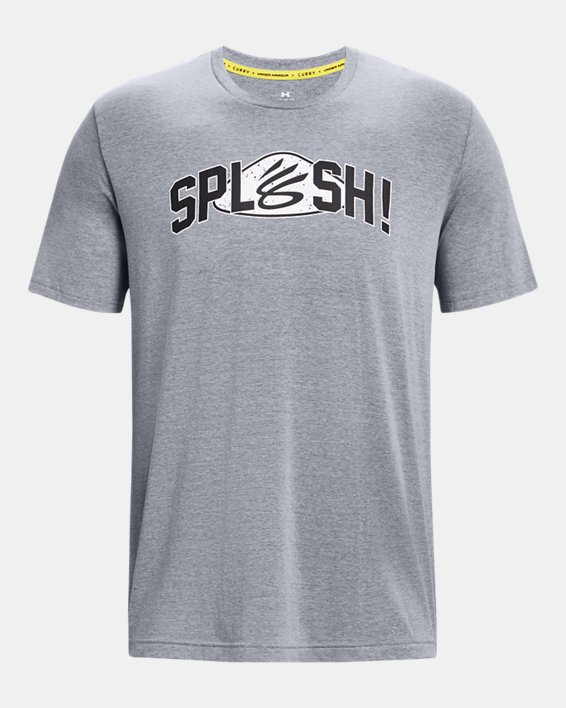 Men's Curry 30 Range Short Sleeve in Gray image number 4